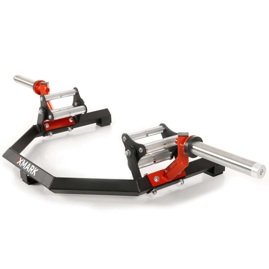 Commercial open trap bar with rotating tri-grip handles, designed for various strength training exercises.