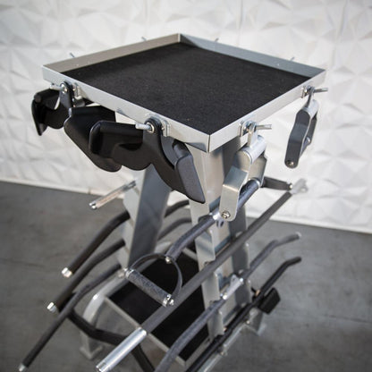 Accessory Rack - Muscle D Fitness - Sturdy Cable Attachment Storage (Rack Only)