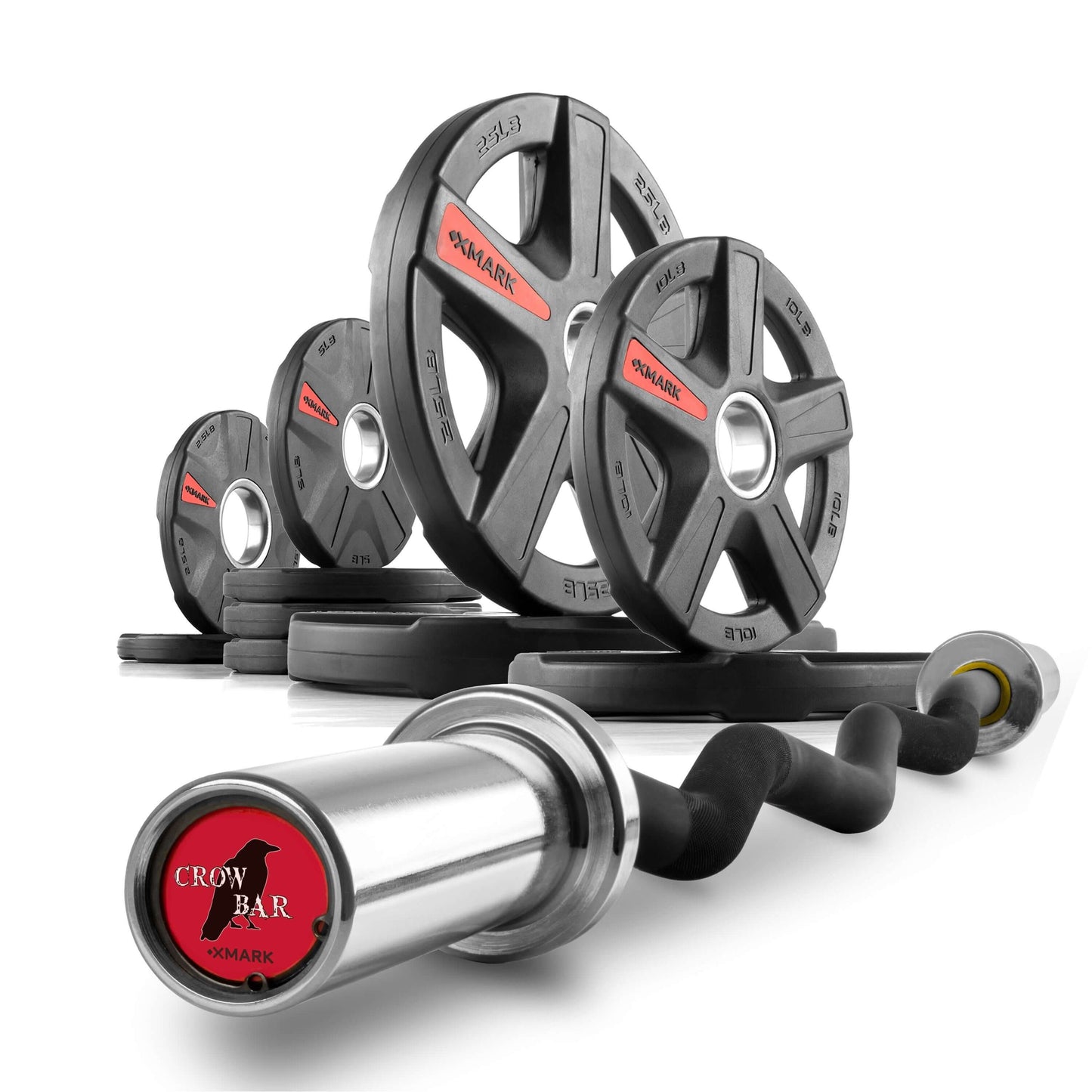 Texas Star Olympic Weight Plates and Curl Barbell Sets