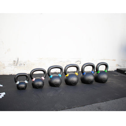 Muscle D Cast Kettlebells - Muscle D Fitness - Quality Handle Design - Heavy Duty Coating