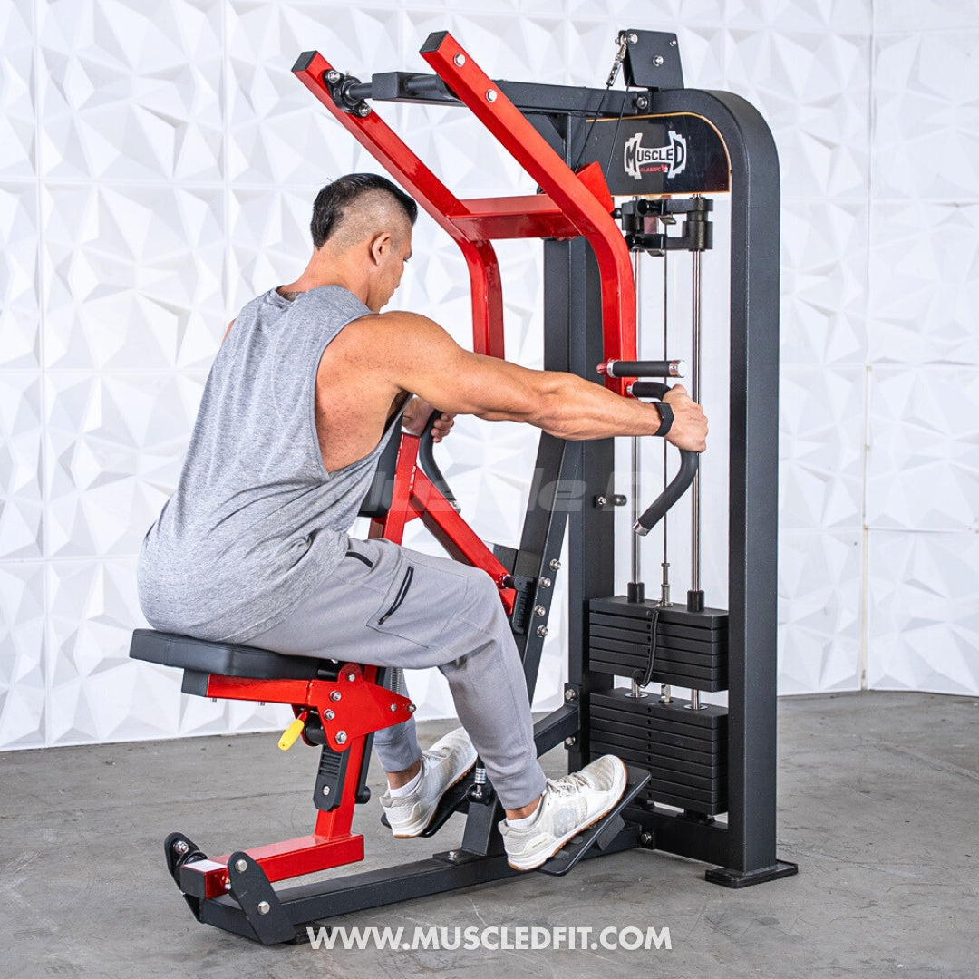 Classic V2 Selectorized Seated Row Machine – Commercial Grade, Multi-Grip