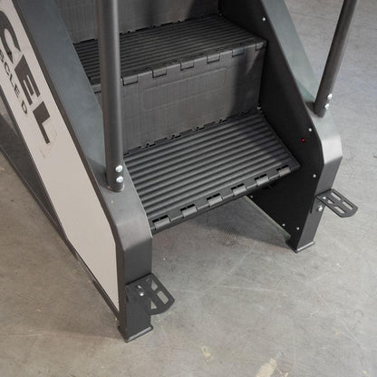 Light Commercial Stair Climber - Muscle D Fitness - Stepmill - LED Display - Heart Rate Monitor - Heavy Duty Chain Drive