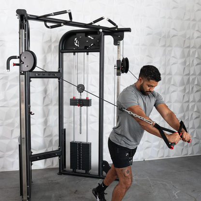 Megatron Dual Adjustable Pulley (88" & 95" height) - Muscle D Fitness - Functional Pull-Up Bar - Adjustable Height