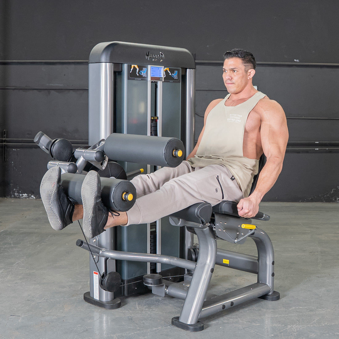 Elite Plus Leg Extension / Seated Leg Curl Combo | Muscle D Fitness