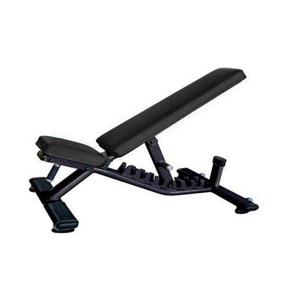 Flat to Incline Bench - Muscle D Fitness - 11 Gauge Steel - Commercial Upholstery - Seat and Back are Adjustable