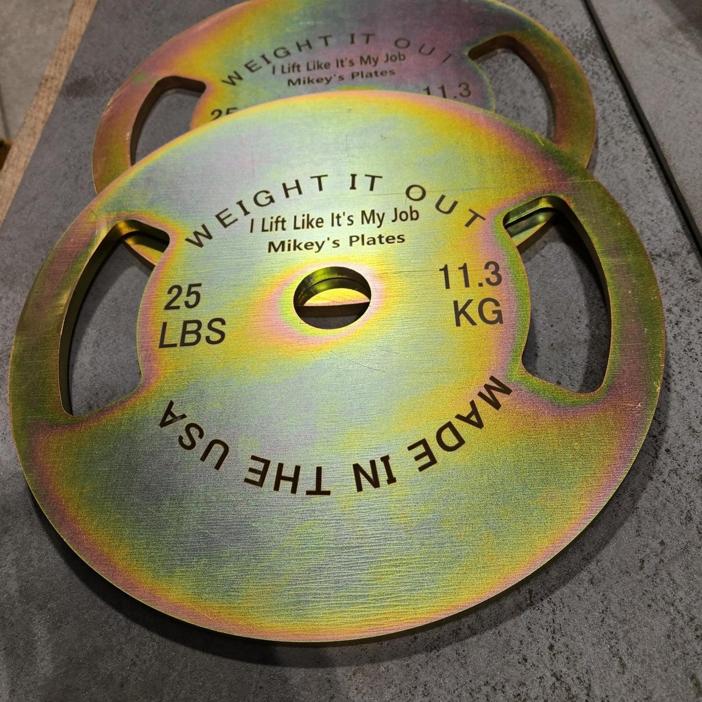 Solid Steel Calibrated Weight Plate Pairs