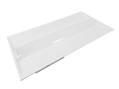 LED Troffer Light - Center Basket, 2x4, Adjustable Wattage 30W/40W/50W/60W/72W, CCT Adjustable 3000K/3500K/4000K/5000K/6500K, 9720 Lumens