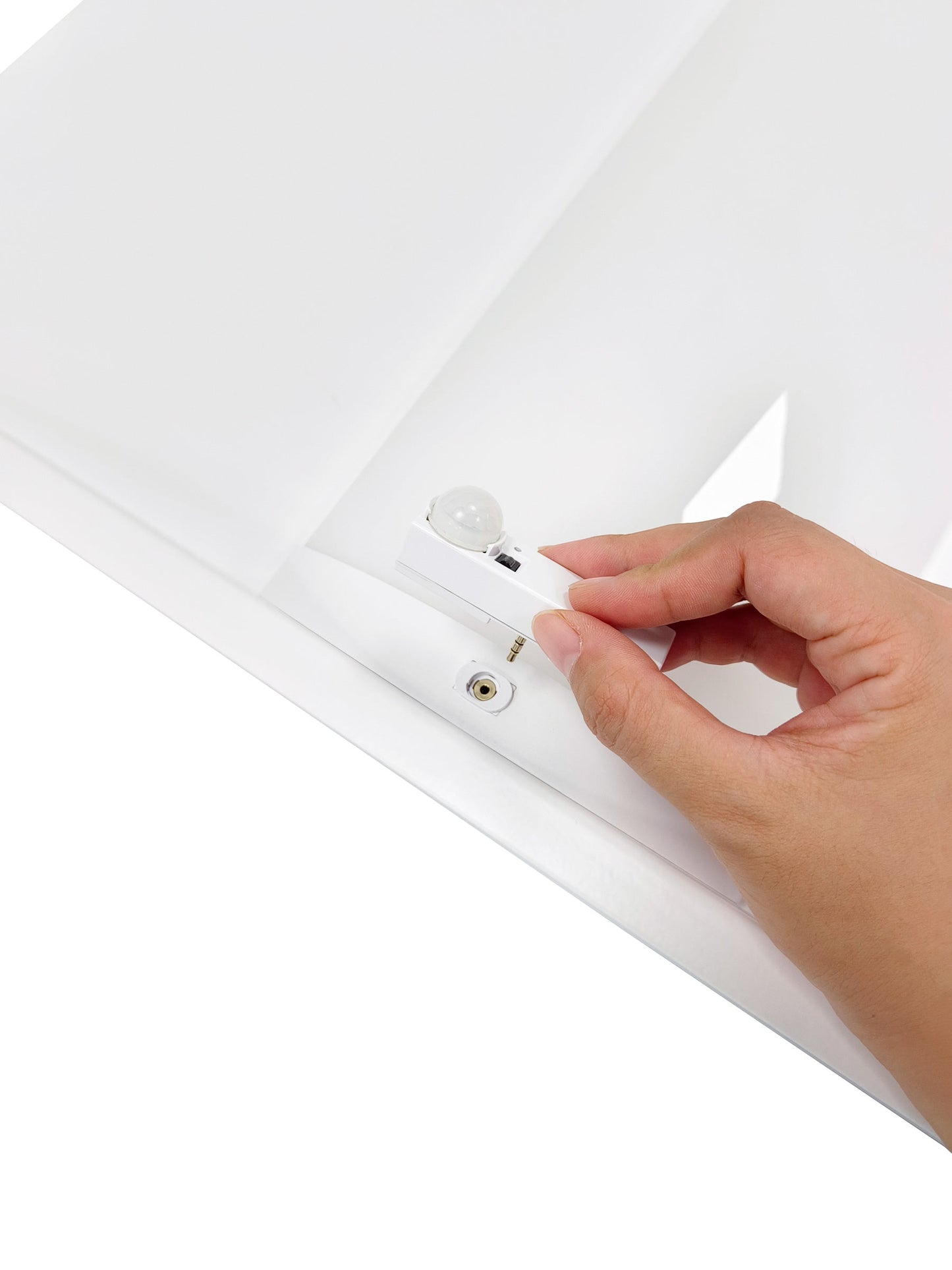 LED Troffer Light with Sensor, 2x2, Adjustable Watts 20W/25W/30W/35W/40W and CCT 3000K-6500K, 5200 Lumens