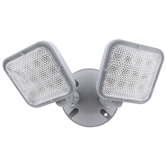 LED Emergency Light, 2 Remote Head Lamp 1.2W, 4000K, 120-277 VAC