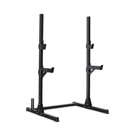 Compact Squat Stand Fitness Package - Muscle D - Vertical Bar Storage
