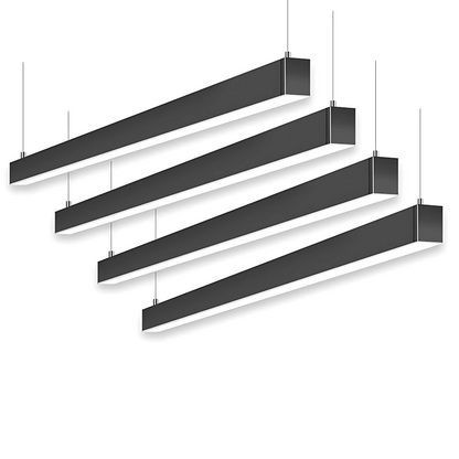 4FT LED Linear Light, Selectable 50W/40W/35W/30W/25W and CCT, 6,500 Lumens, 120-277 VAC