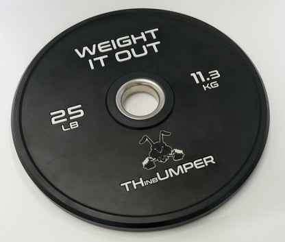 'Thumper' Thin Bumper Weight Plate Sets. (Thinnest Bumper Plates Ever!)