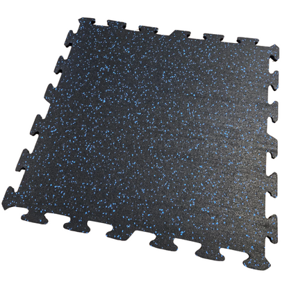 NEW Hammer Clad 18mm (3/4" Nominal) Premium Rubber Floor Tiles and Gym Tile Flooring Interlock