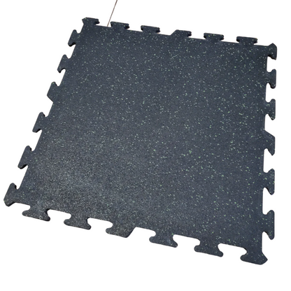 NEW Hammer Clad 8mm Premium Rubber Floor Tiles and Interlocking Gym Tile Flooring
