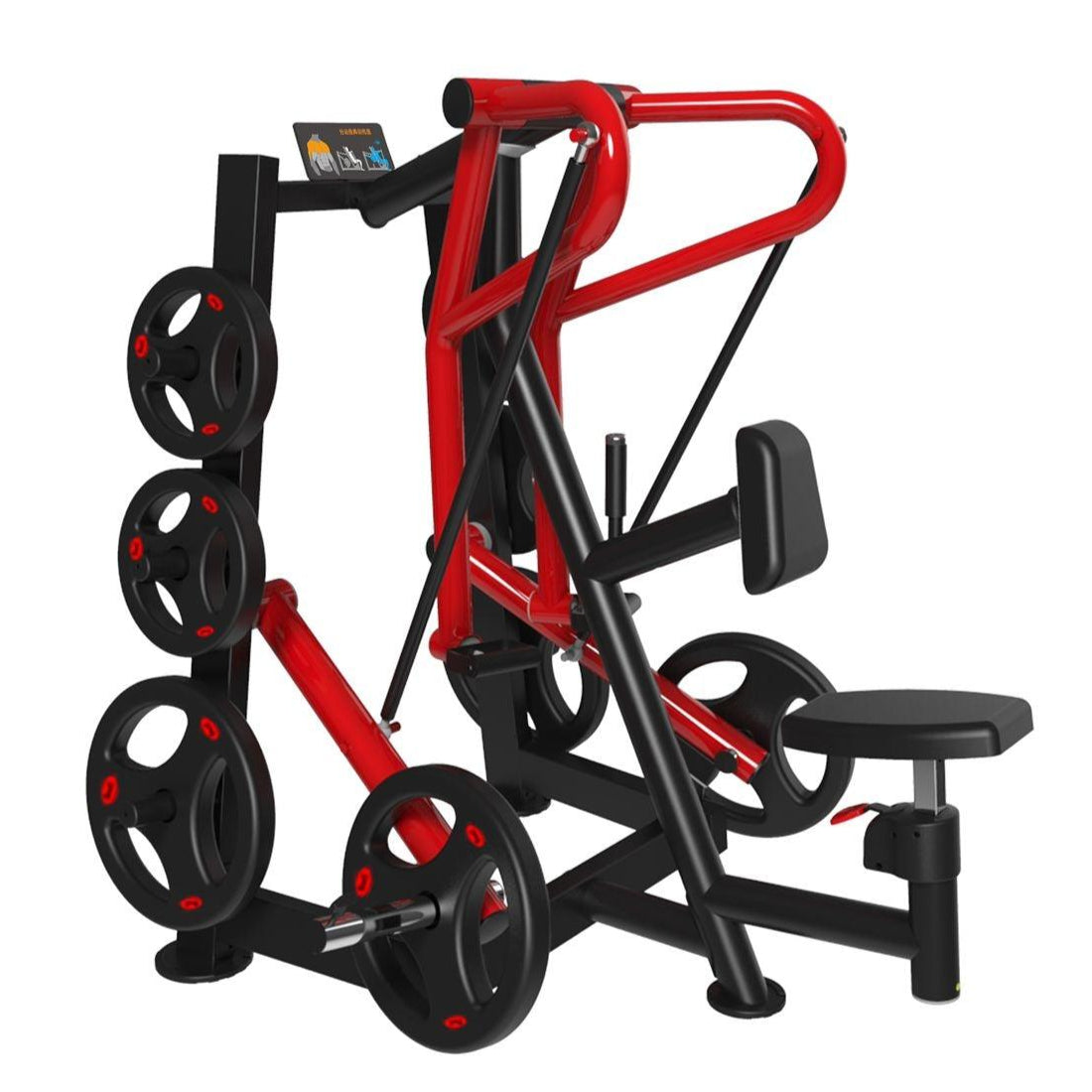 Power Leverage V2 Iso-Lateral Low Row - Muscle D Fitness