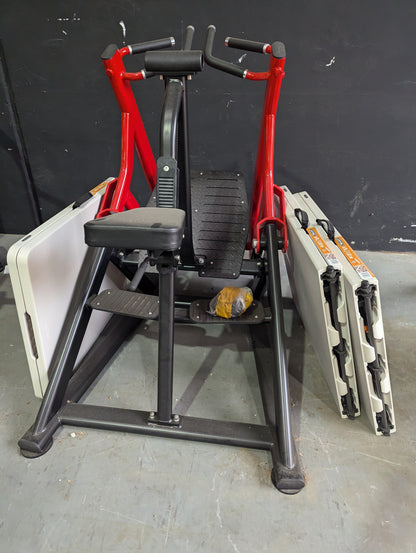 Pro Strength Seated Row - Muscle D Fitness - Commercial Grade - Plate Loaded - Iso-Lateral Training