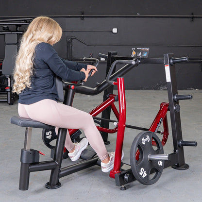 Power Leverage V2 Iso-Lateral Seated Row | Muscle D Fitness