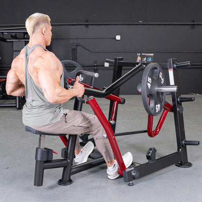 Power Leverage V2 Iso-Lateral Seated Row | Muscle D Fitness