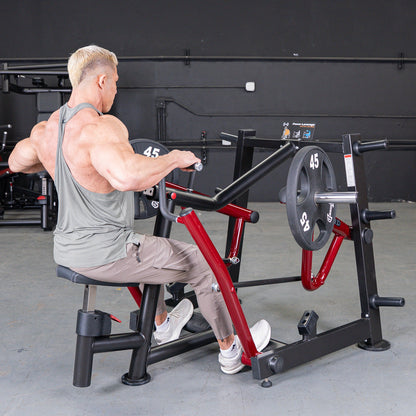 Power Leverage V2 Iso-Lateral Seated Row | Muscle D Fitness