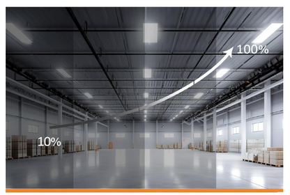 LED Linear High Bay Light, 2ft, 210W, CCT 5000K, 28,350 Lumens, 120-277 VAC