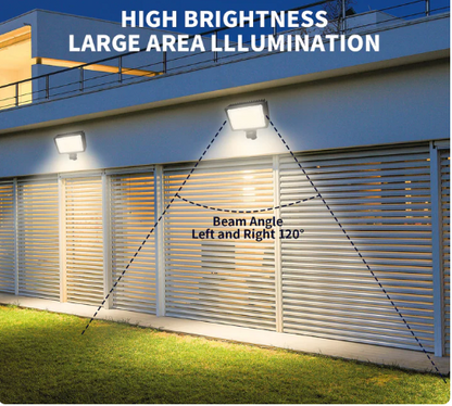 LED Flood Light with Wattage & CCT Selector, 80/90/100W, 9100-11700LM, 120-277V, UL/DLC Certified