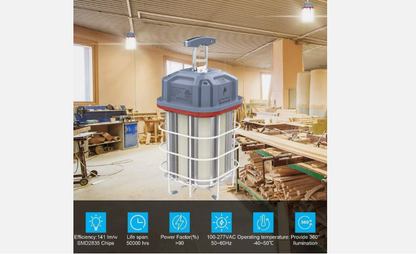 Work Light - Square, 100W, 5000K, 14,500 Lumens, 100-277 VAC