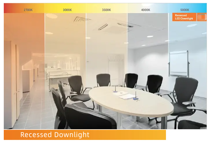 6 Inch LED Recessed Downlight - Swivel, Adjustable Lens, Junction Box, 12W, Selectable CCT, 800 Lumens, 120 VAC