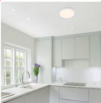 6 Inch Ceiling Light, Surface Mount, 15W, 3000K, 1,050LM, 120 VAC
