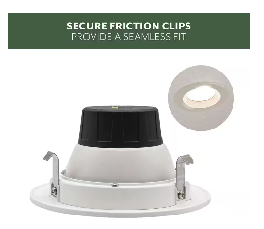 4 Inch Gimbal LED Downlight, 8W, Selectable CCT, 700 Lumens, 120 VAC