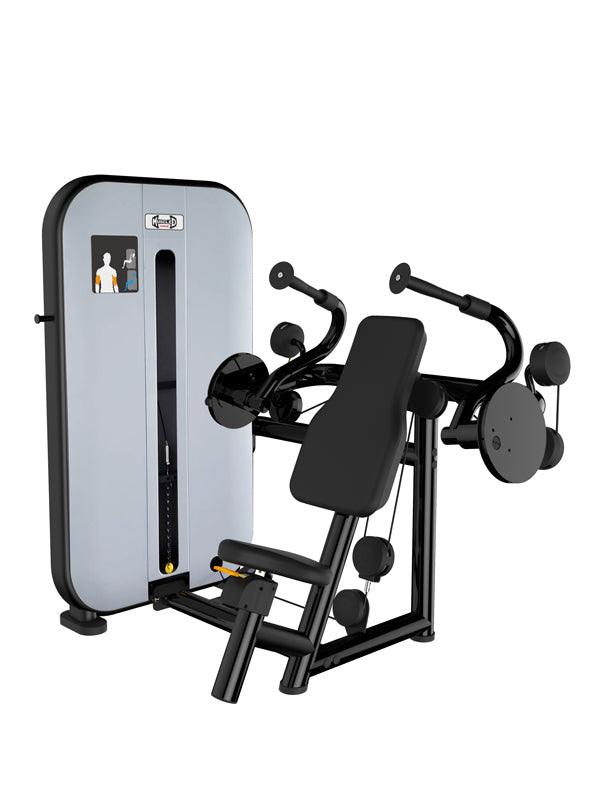 Vogue Triceps Extension - Muscle D Fitness -  Pin Selectorized - Adjustable Seat - Arm Workout
