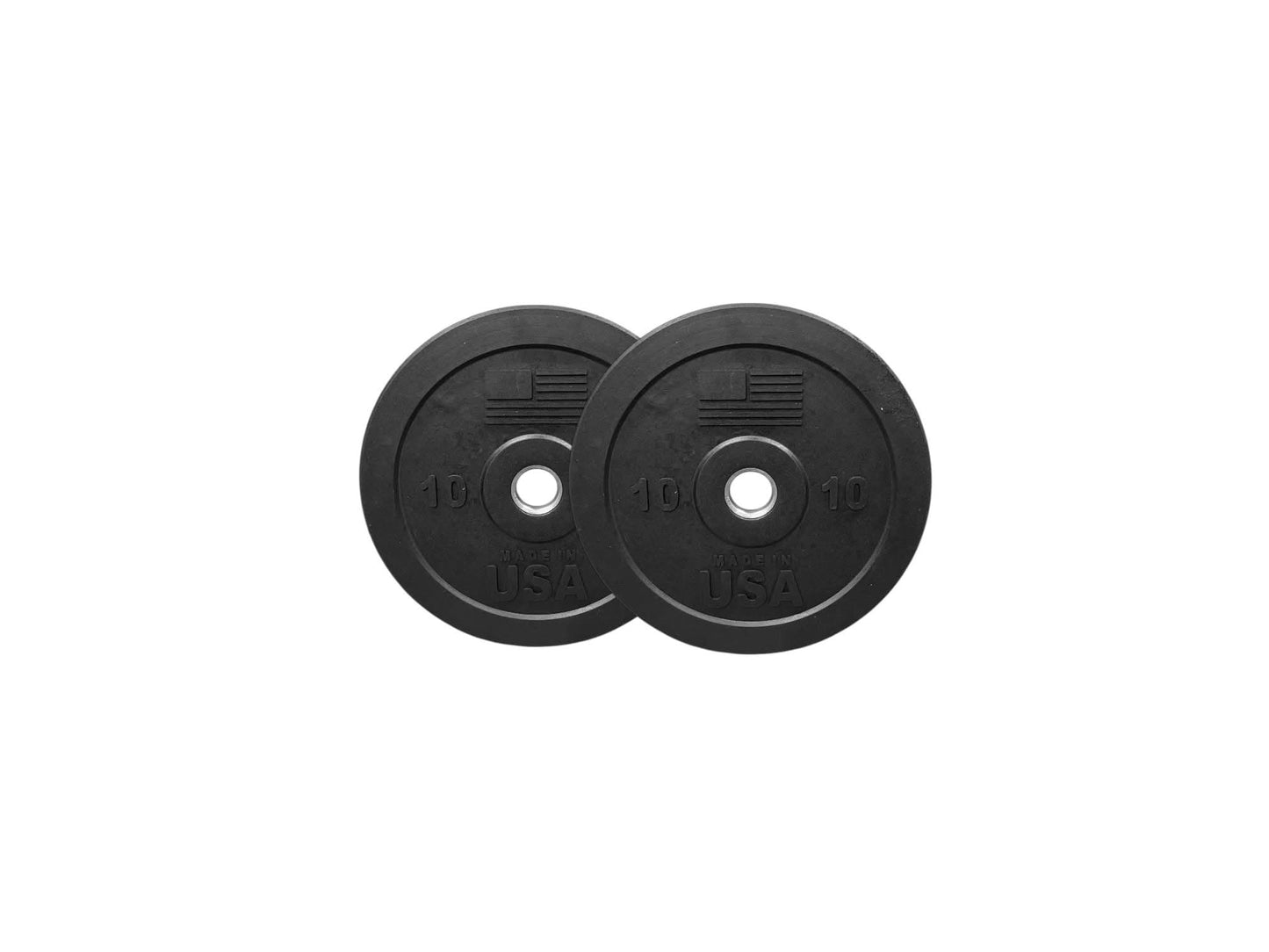 USA Bumper Plates - front view (10 lbs)