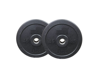 USA Bumper Plates - front view (45 lbs)