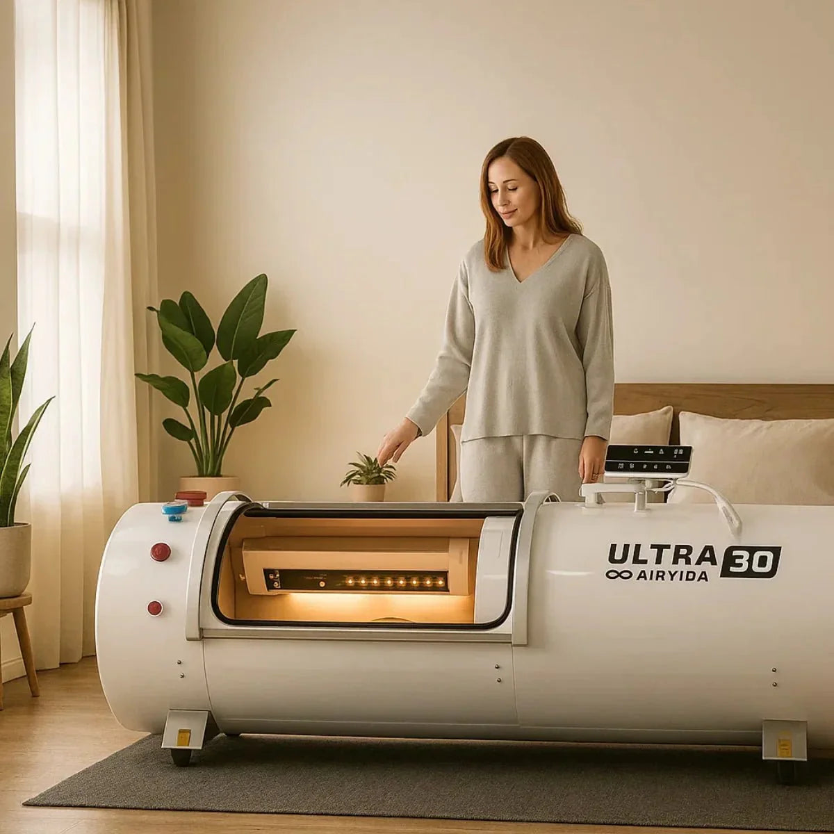 Airvida Ultra Hard Shell Lying Hyperbaric Chamber – 1.3–2.0 ATA