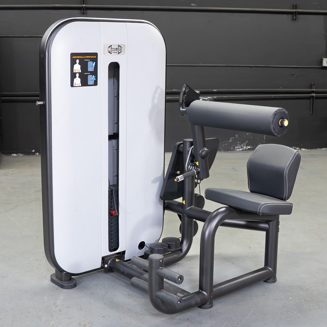 Vogue AB/Back Combo - Muscle D Fitness - Adjustable - Pin Selectorized - Abdominal Back Workouts