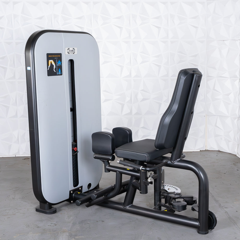 Vogue Inner/Outer Thigh - Muscle D Fitness - Adjustable Seat - Pin Selectorized - Leg Workout Combo