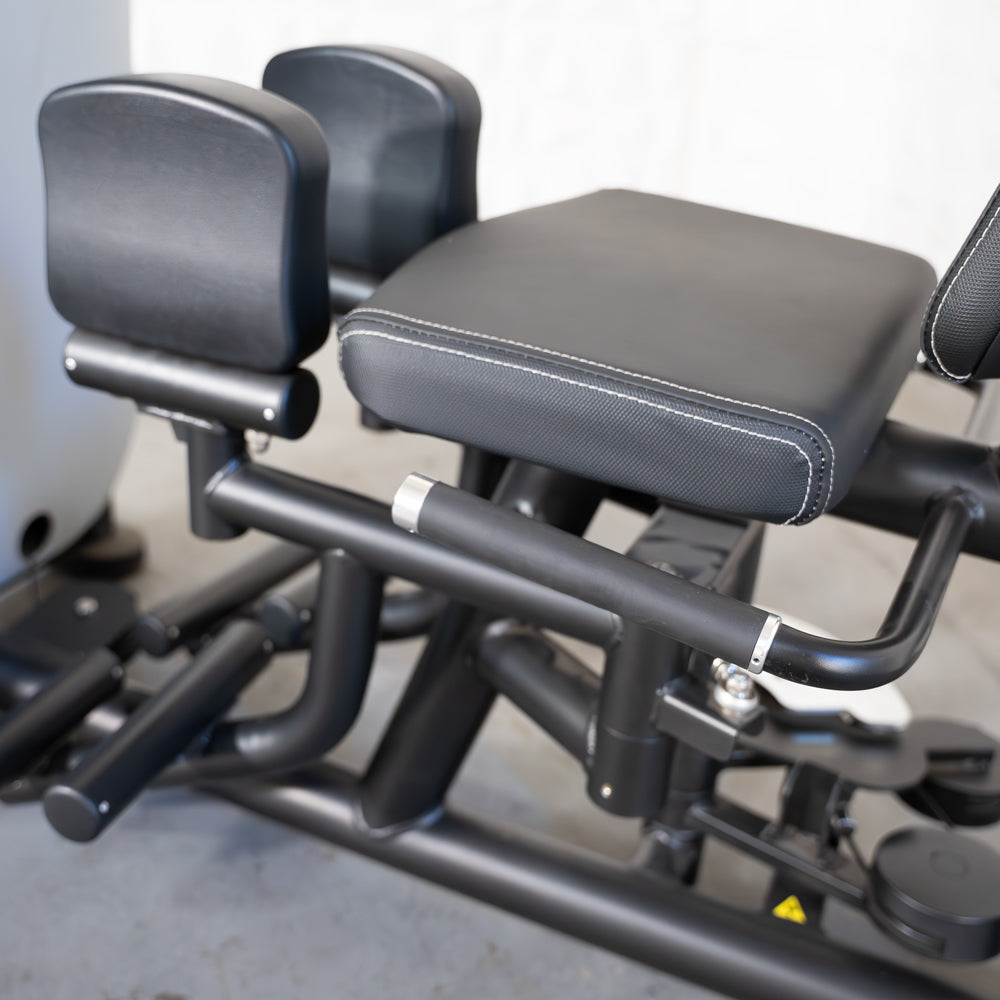 Vogue Inner/Outer Thigh - Muscle D Fitness - Adjustable Seat - Pin Selectorized - Leg Workout Combo