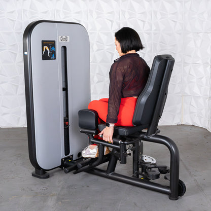 Vogue Inner/Outer Thigh - Muscle D Fitness - Adjustable Seat - Pin Selectorized - Leg Workout Combo