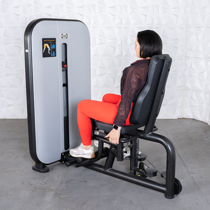 Vogue Inner/Outer Thigh - Muscle D Fitness - Adjustable Seat - Pin Selectorized - Leg Workout Combo