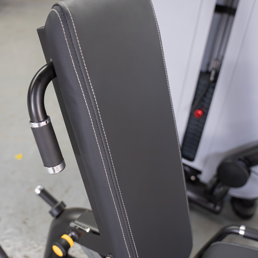 Vogue Leg Extension/Prone Leg Curl Combo - Muscle D Fitness - Seated - Adjustable - Pin Selectorized - Quads Hamstring Machine