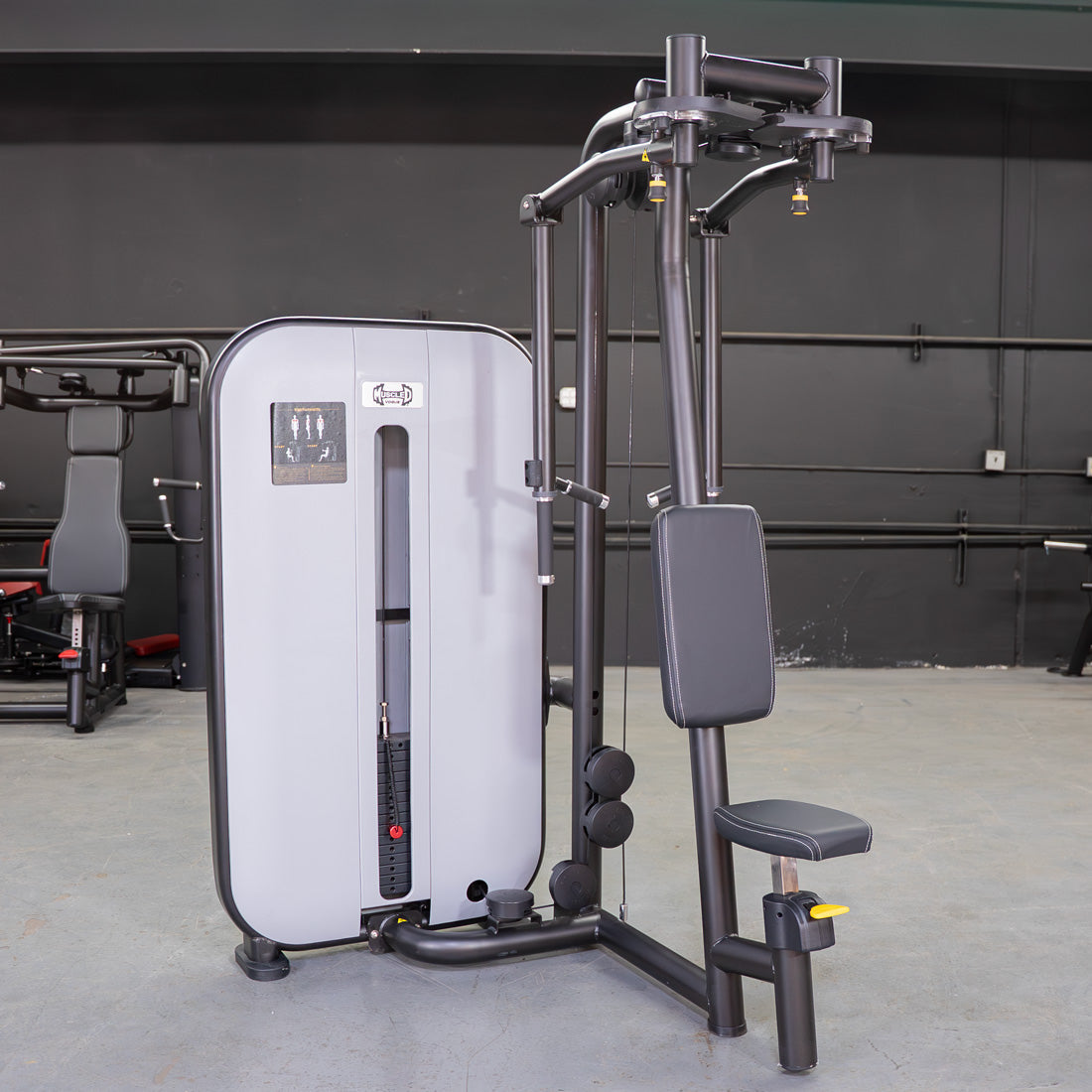 Vogue Pec Deck/Rear Delt - Muscle D Fitness - Adjustable Seat - Pin Selectorized - Chest Back Workout Combo