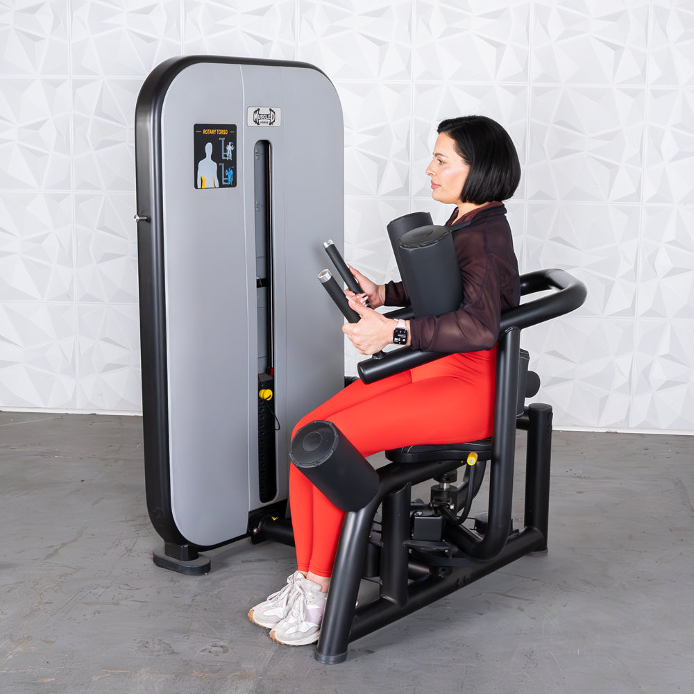 Vogue Rotary Torso - Muscle D Fitness - AdjustableSeat - Pin Selectorized