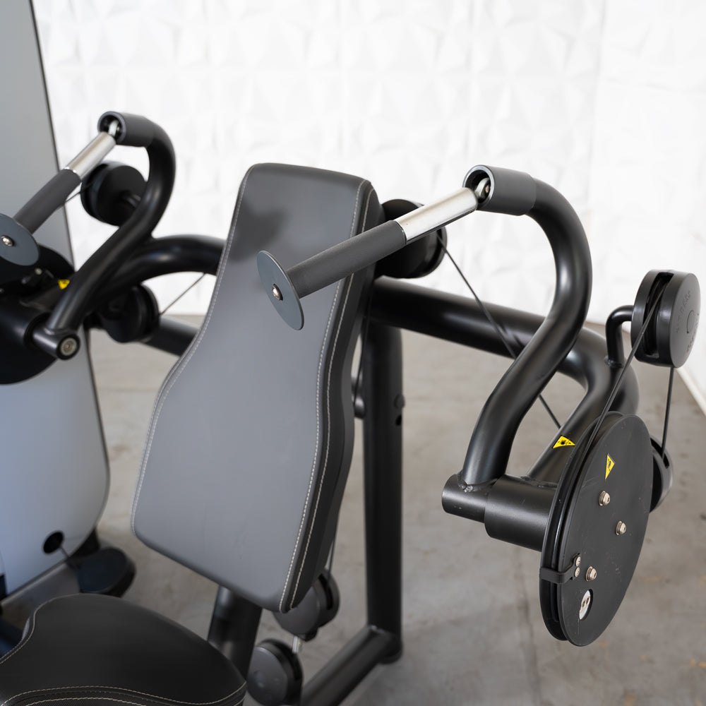 Vogue Triceps Extension - Muscle D Fitness -  Pin Selectorized - Adjustable Seat - Arm Workout
