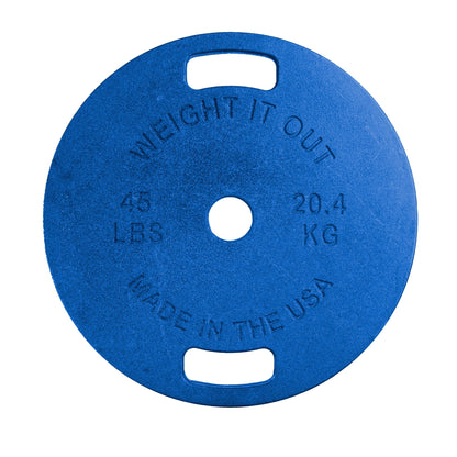 Cast Iron Machined Weight Plate Pairs