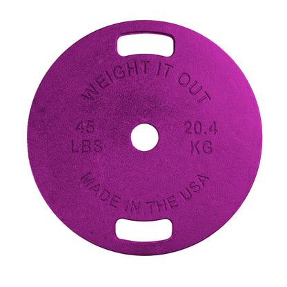 Cast Iron Machined Weight Plate Pairs