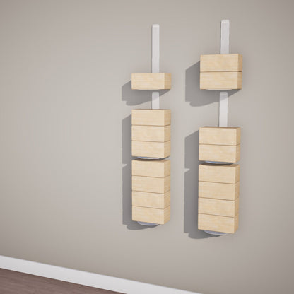 Yoga Block Wall Bracket | White