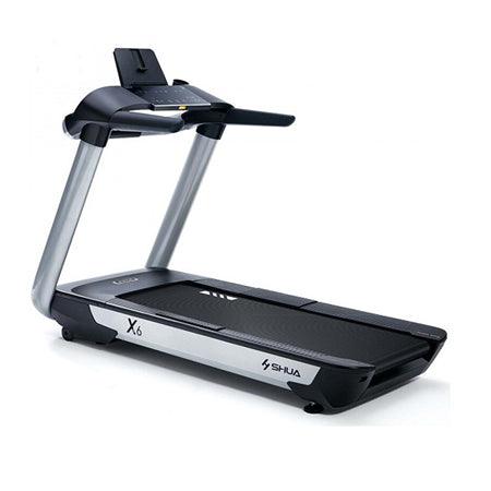 X6 Light Commercial Treadmill - Muscle D Fitness - LED Console - Cup Holder