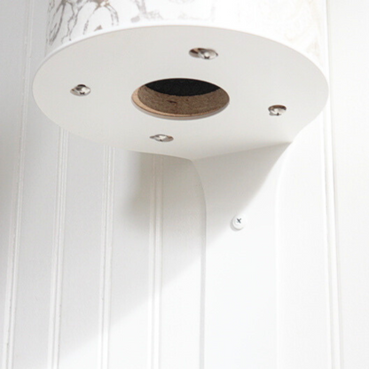Yoga Mat Tube Wall Bracket | White