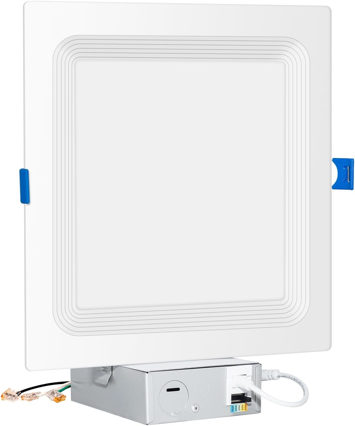 8 Inch Square LED Downlight, 18W, Selectable CCT, 1500 Lumens, 120 VAC