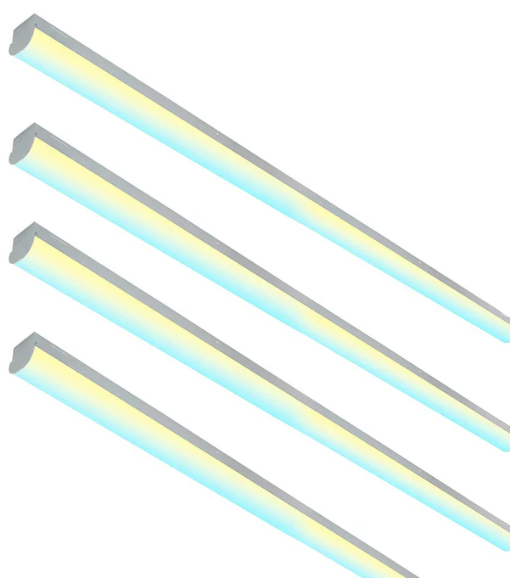 8ft LED Linear Strip Light Fixture, Adjustable 65W/75W/90W and CCT 3500K/4000K/5000K, 11,700 Lumens