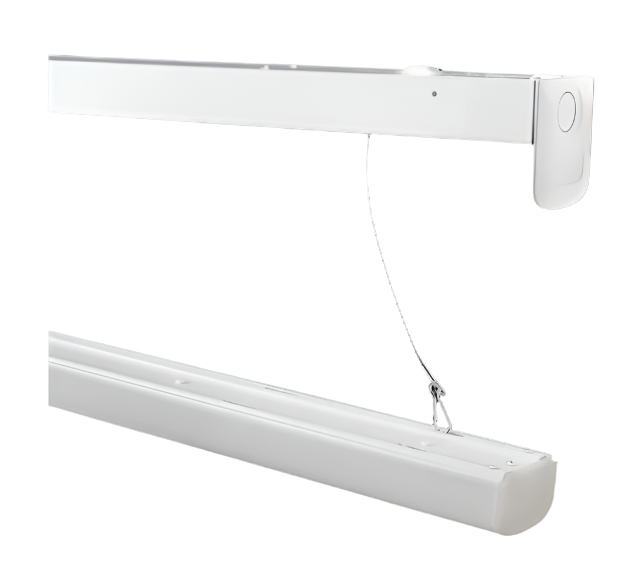 4ft LED Low Bay Strip Light, Selectable 34W/38W/45W and CCT 3500K/4000K/5000K, 5,850 Lumens